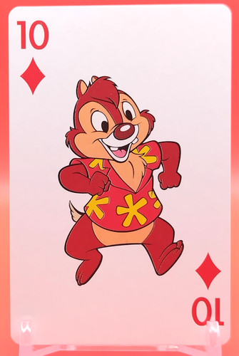 Carte jouer disney chip n - carte,