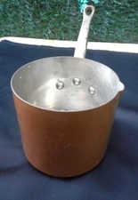 Belle casserole  verseuse en Cuivre idéal pour bain marie, confit, fondue chocol