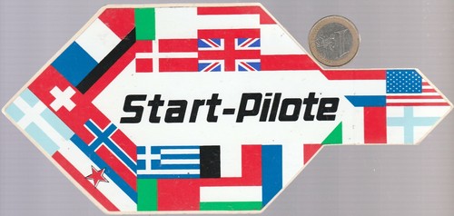 Autocollant automobile start - autocollant., automobile.