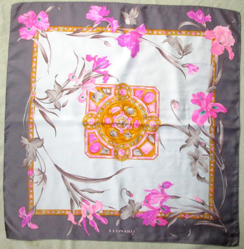 Leonard foulard soie en - ,