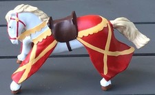 Figurine Cheval Papo 1998, Chevalier, Moyen-Age, Château Fort