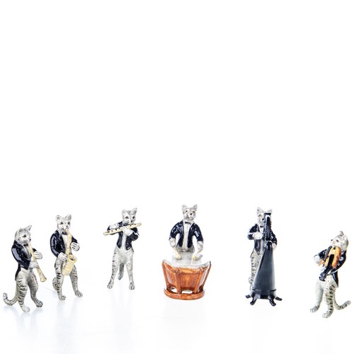 Sculpture orchestre chats - orchestre, de