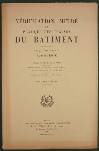 Robinot métré et pratique - -,