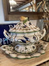 Ensemble soupière ovale plat