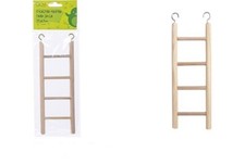 Echelle bois pour cage à - en,