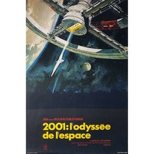 2001 A SPACE ODYSSEY French Movie Poster  - 15x21 in. - 1968 - Stanley Kubrick,