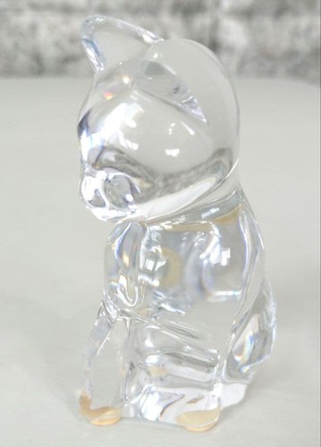Figurine objet chat cristal - objet,
