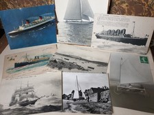 Lot de 8 CPA Paquebot Transatlantique et Marine Bateaux