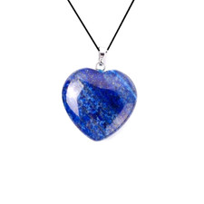 Un Pendentif coeur Lapis