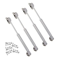 4x Gaz Hydraulique Charnières Vérins à Gaz 120N Verin Meuble pour Porte Batta...