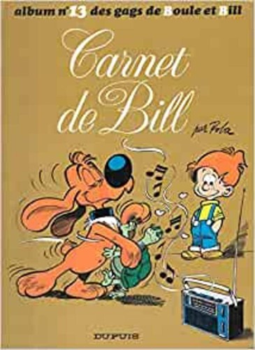 Livre boule bill carnet de - boule, et