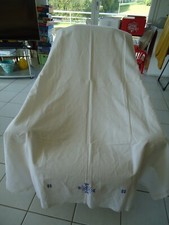 NAPPE COTON BRODERIE BLEUE