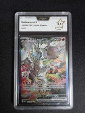 Pokémon Reshiram ex FA 166/086 Écarlate & Violet Flamme Blanche 2025 PCA 9,5