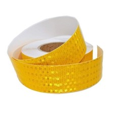 Adhésif rétro réfléchissant ruban réfléchissant jaune réfléchissant 25 m