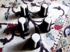 knob bouton potard pour TABLE DE MIXAGE NEUF ..LOT DE 5 BLANC