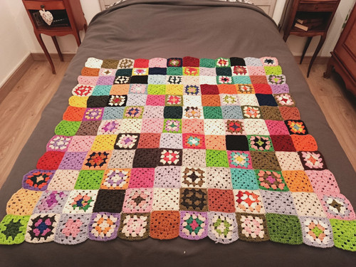 Couverture jetee lit - couverture,