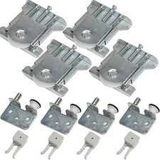 Uni-Fine 4 groupes de portes coulissantes pour porte de penderie roulettes en...