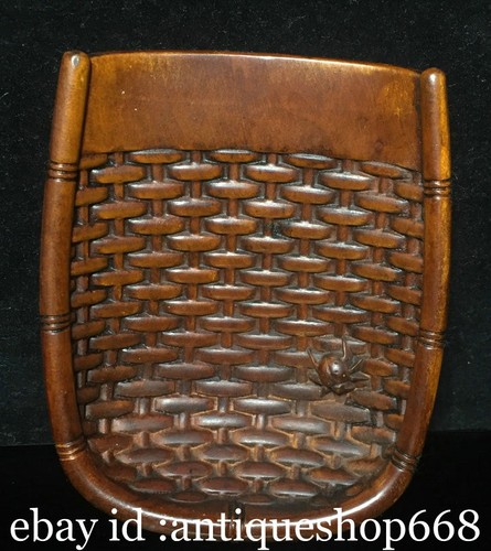Vieux boxwood chinois feng - 4,