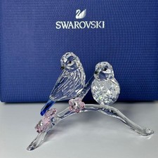 Figurine cristal couple oiseau