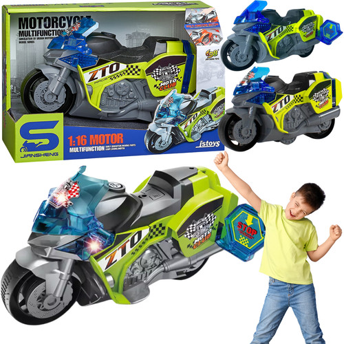 Moto police authentique - moto, de