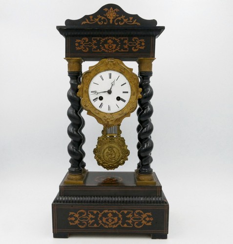 Pendule portique époque - pendule, d'époque