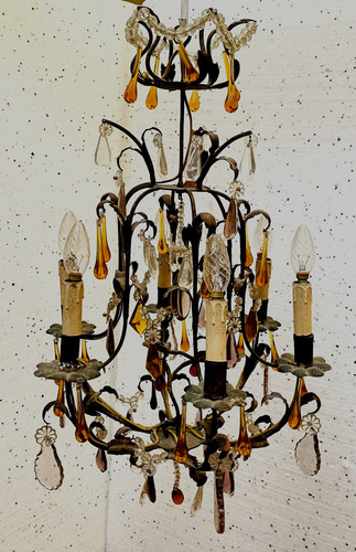 Lustre cage style - lustre, louis