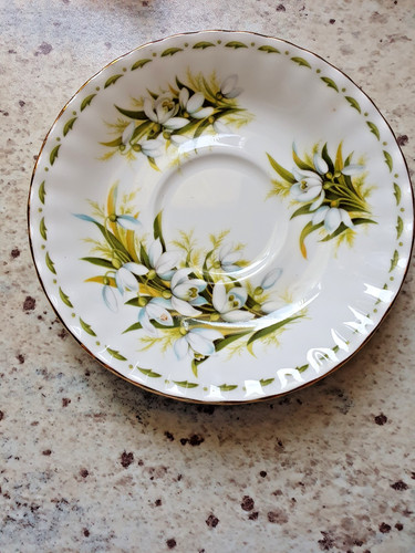 Sous tasse royal - royal, motif