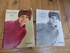 LOT 2 ANCIENS CATALOGUES - GUIDE du TRICOT + EXPLI. " 3 SUISSES " 1969