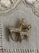 Ancienne Petite Broche Biche