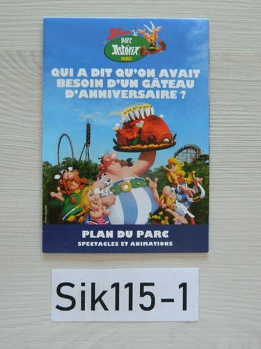 Plan parc astérix - astérix, du