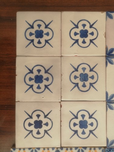 Carreaux faïence ancien - de, du