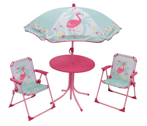 Salon jardin flamant rose - de,