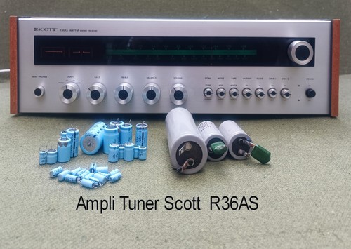 Ampli tuner scott r36as - scott, très