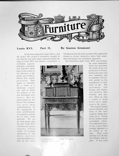 Antique old print - print, louis