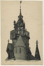 Carte Postale-Automate d'art de l'église Notre Dame-Horloge-Dijon(21)-Côte d'or