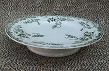 Ancienne assiette verte deco