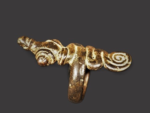 Art africain bague crocodile - art, africain.