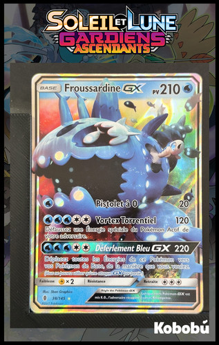 Carte pokémon froussardine - carte, gx