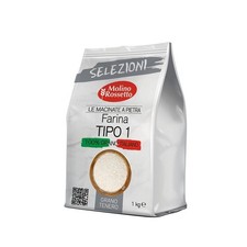 Moulin Rossetto Farine De Blé Tendre Intégrale Moulue À La Pierre 1 Kg
