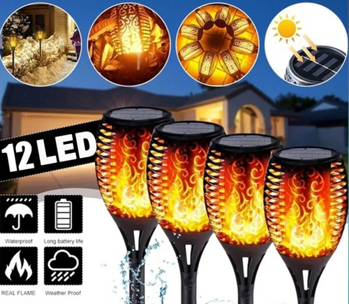 4pcs led solar - solar, torch