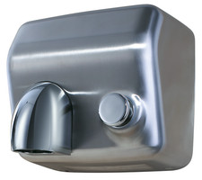 Sèche-mains inox avec