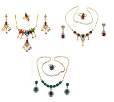 Ensemble pendentif solitaire