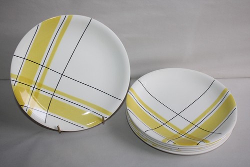 Assiettes plates faïence - plates,