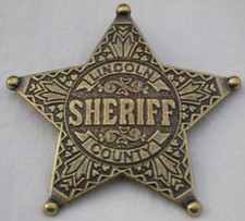 ETOILE SHERIFF LINCOLN COUNTY  POLICE   USA   WESTERN  - Ref.04