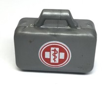 PLAYMOBIL HOPITAL - Valise de Secours Gris Logo 4221 4225