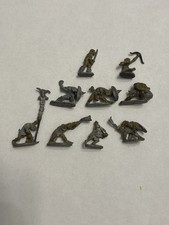 Lot 9 Figurines Plomb Ral