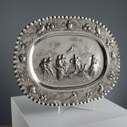 Plateau ancien argent - ancien,