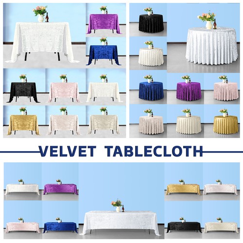 Nappe velours écrasée - nappe,