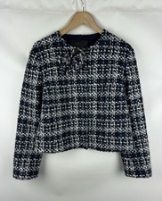 Veste blazer femme Ermanno Scervino laine/alpaga tweed taille 46