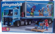 PLAYMOBIL 4447 CAMION Semi-REMORQUE porte container ANNIVERSAIRE boite NEUVE
